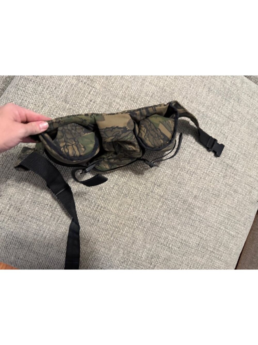 Vintage Trebark Camo Hunting Fanny Pack Waist Bag - Picture 4 of 9